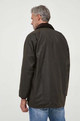 Barbour jachetă de bumbac Classic Bedale Wax Jacket culoarea maro, de tranziție MWX0010