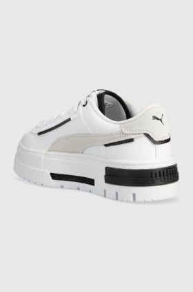 Puma sneakers Mayze Crashed Wns culoarea alb 392495