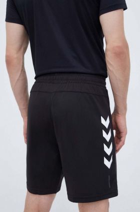 Hummel pantaloni scurți de antrenament Topaz culoarea negru