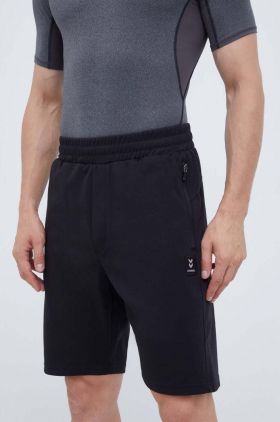 Hummel pantaloni scurți de antrenament Interval culoarea negru