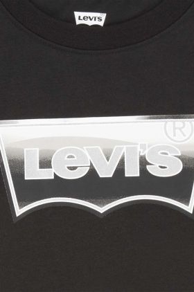 Levi's tricou copii culoarea negru, cu imprimeu