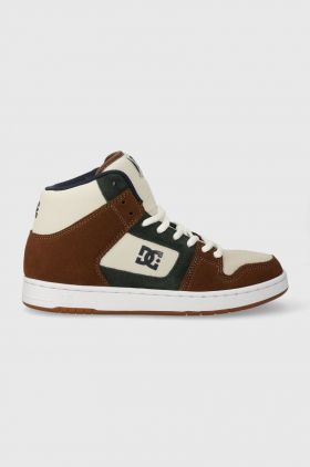 DC sneakers culoarea maro