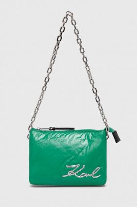 Karl Lagerfeld poseta culoarea verde