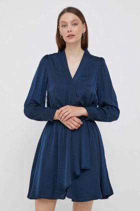 Pepe Jeans rochie culoarea albastru marin, mini, evazati