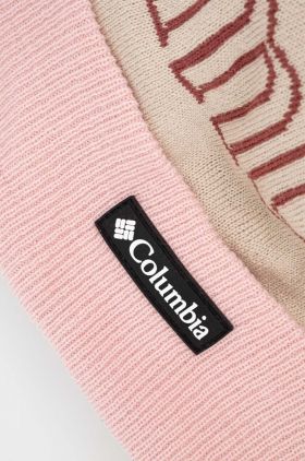 Columbia caciula culoarea bordo, din tricot gros