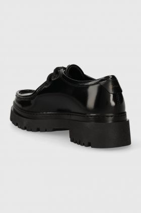 Gant pantofi de piele Aligrey femei, culoarea negru, cu platforma, 27531326.G00