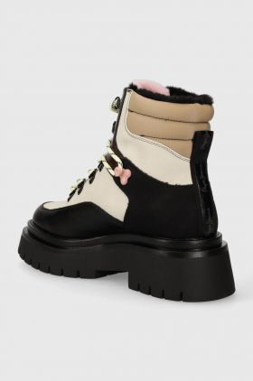 Pepe Jeans bocanci QUEEN FUNNY femei, cu toc plat, izolare usoara, PLS50499
