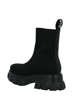 Bianco cizme BIAPRIMA femei, culoarea negru, cu toc plat, 11300037
