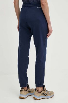 Columbia pantaloni de trening Trek culoarea bleumarin, melanj 1959901