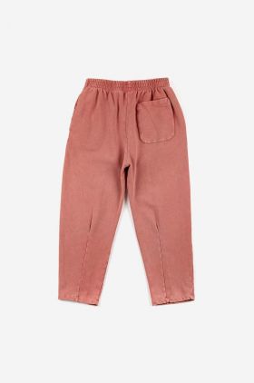 Bobo Choses pantaloni de trening pentru copii culoarea roz, cu imprimeu