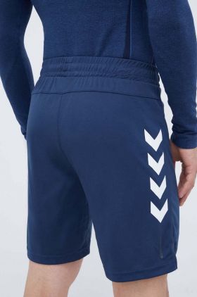 Hummel pantaloni scurți de antrenament Topaz 2-pack culoarea albastru marin