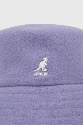 Kangol palarie de lana culoarea violet, de lana