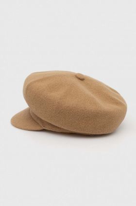 Kangol bereta de lana culoarea bej, de lana