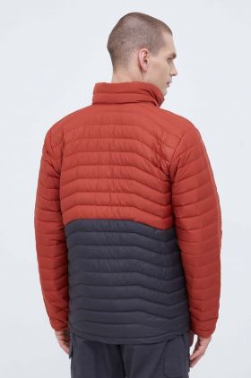Columbia geaca de puf barbati, culoarea rosu, de iarna