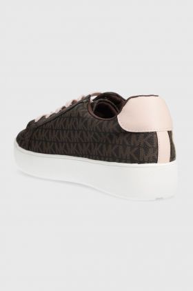 Michael Kors sneakers pentru copii culoarea maro