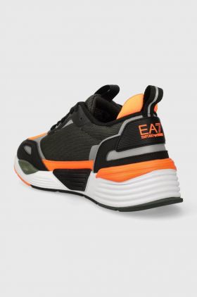 EA7 Emporio Armani sneakers pentru copii culoarea portocaliu