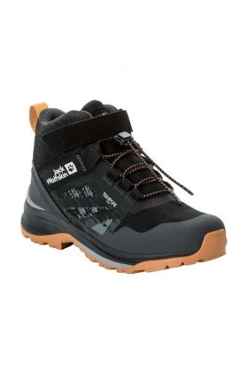 Jack Wolfskin cizme de iarna pentru copii VILLI HIER TEXAPORE MID culoarea negru