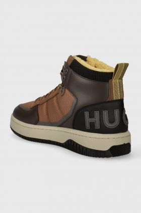 HUGO sneakers Kilian culoarea maro, 50503026