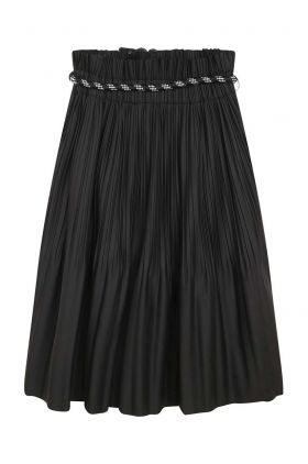 Dkny fusta fete culoarea negru, midi, evazati