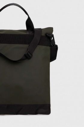 Rains geanta 14360 Tote Bags culoarea verde