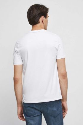 Medicine tricou barbati, culoarea alb, cu imprimeu