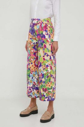 Rich & Royal pantaloni femei, lat, high waist