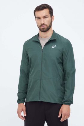 Asics windbreaker Core culoarea verde, de tranzitie