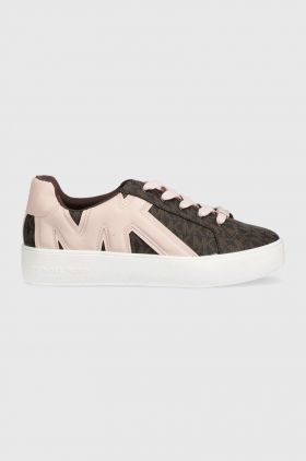 Michael Kors sneakers pentru copii culoarea maro