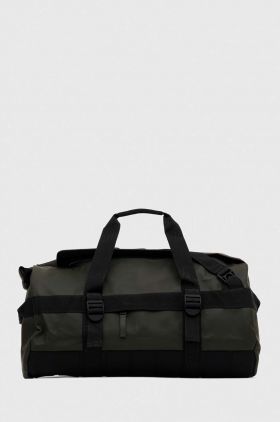 Rains geanta 13490 Duffel Bags culoarea verde