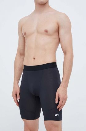 Reebok pantaloni scurți de antrenament culoarea negru