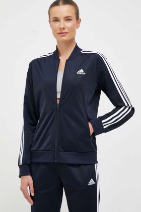 adidas compleu lounge femei, culoarea bleumarin IJ8782