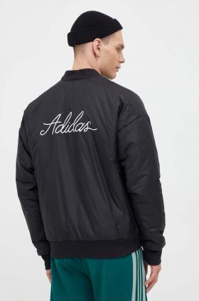 adidas geacă bomber bărbați, culoarea negru, de tranziție IK0526