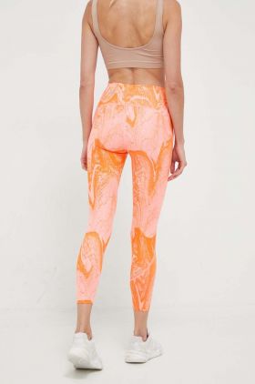 adidas by Stella McCartney leggins de antrenament TruePurpose Optime culoarea portocaliu, modelator