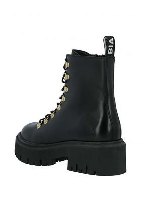 Bianco cizme de piele BIAGARBI femei, culoarea negru, cu platforma, 11300021