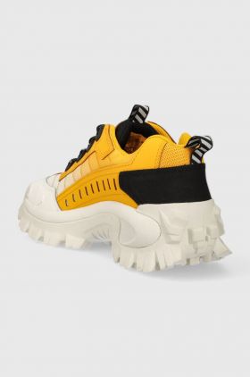 Caterpillar sneakers din piele INTRUDER culoarea galben, P111294