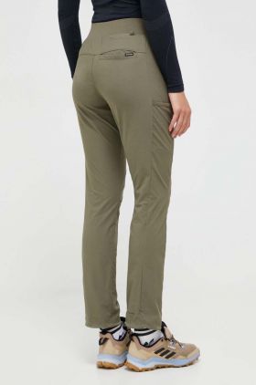 Columbia pantaloni de exterior Leslie Falls culoarea verde