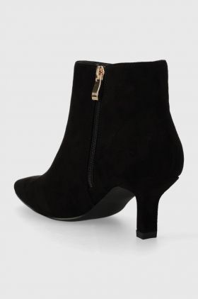 Answear Lab botine femei, culoarea negru, cu toc cui