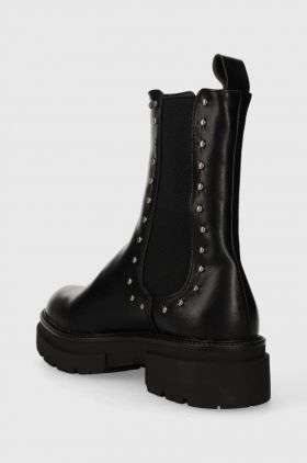 Answear Lab cizme femei, culoarea negru, cu platforma
