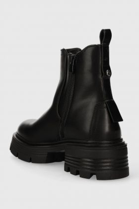 Answear Lab cizme femei, culoarea negru, cu platforma