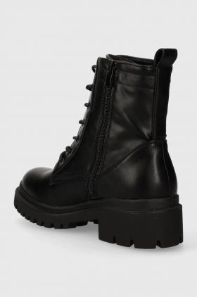 Answear Lab botine femei, culoarea negru, cu platforma