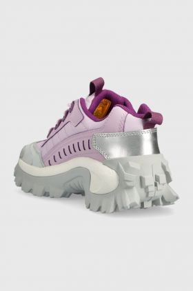 Caterpillar sneakers din piele INTRUDER culoarea violet, P111290