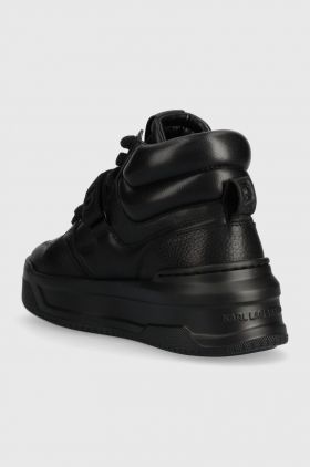 Karl Lagerfeld sneakers din piele KREW MAX KC culoarea negru, KL63350