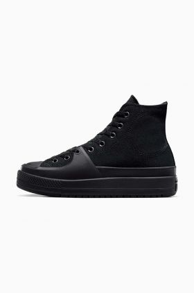 Converse teniși Chuck Taylor All Star Construct culoarea negru, A06888C