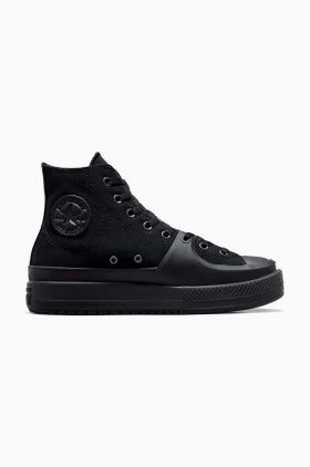 Converse teniși Chuck Taylor All Star Construct culoarea negru, A06888C