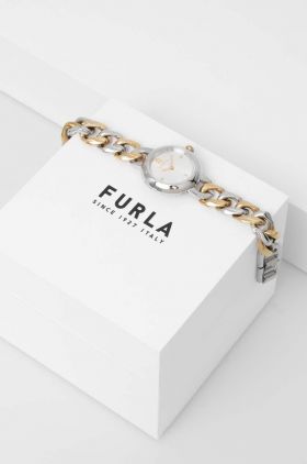 Furla ceas WW00019010L4 femei, culoarea argintiu