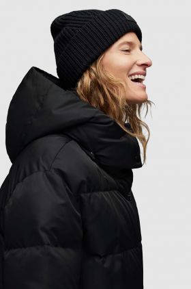 AllSaints palton ALLANA PUFFER femei, culoarea negru, de iarna, oversize