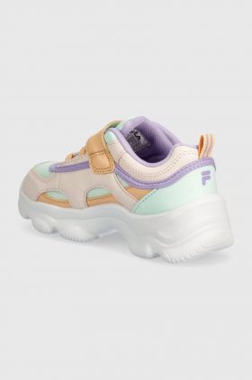 Fila sneakers pentru copii STRADA DREAMSTER velcro culoarea roz