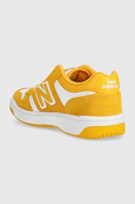 New Balance sneakers pentru copii PHB480WA culoarea galben