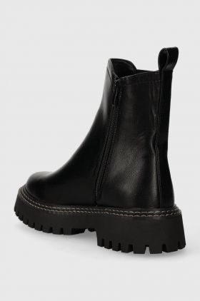 Answear Lab cizme femei, culoarea negru, cu platforma