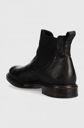 Charles Footwear ghete chelsea de piele James barbati, culoarea negru, James.Boots.Black